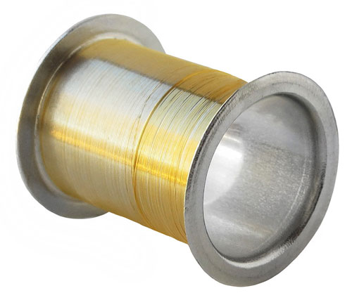 Gold Bonding Wire, .0008, 1/2 Spool, 90ft – Semigen RF Supply Center